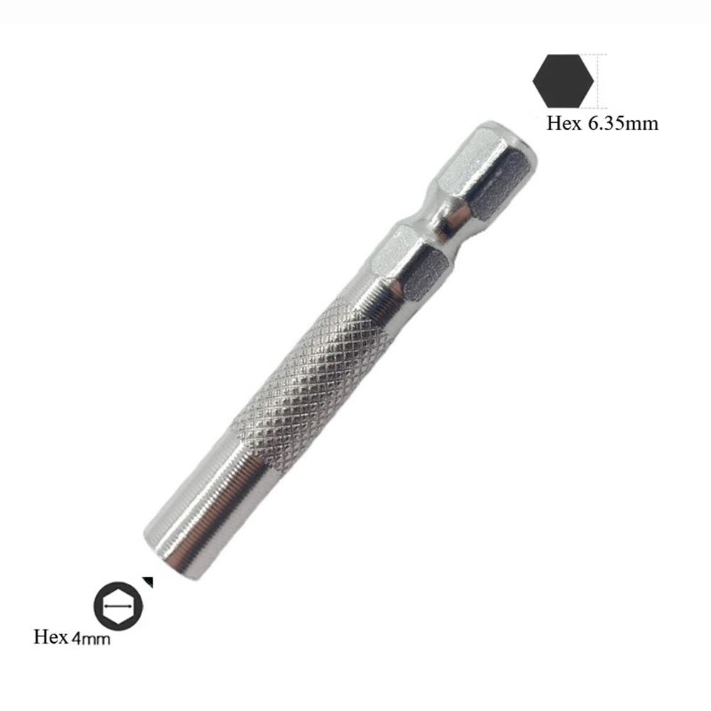 5PCS Hex 6.35mm 6.35mm 1/4\" Insert For 1/4\" 6.35mm Handle