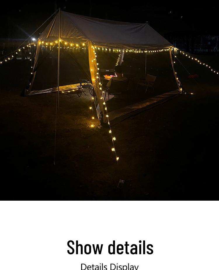 8-12 Person Portable Outdoor Mesh Canopy Tent with Mosquito Net, Sun & Rain Protection for Camping and Beach.