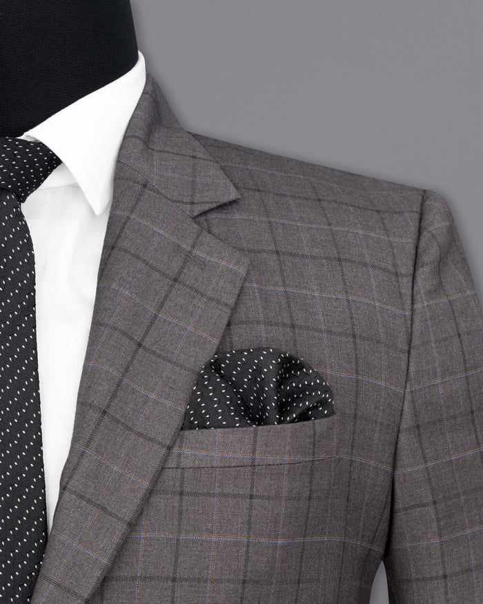Scorpion Grey Super fine Plaid Woolrich Blazer