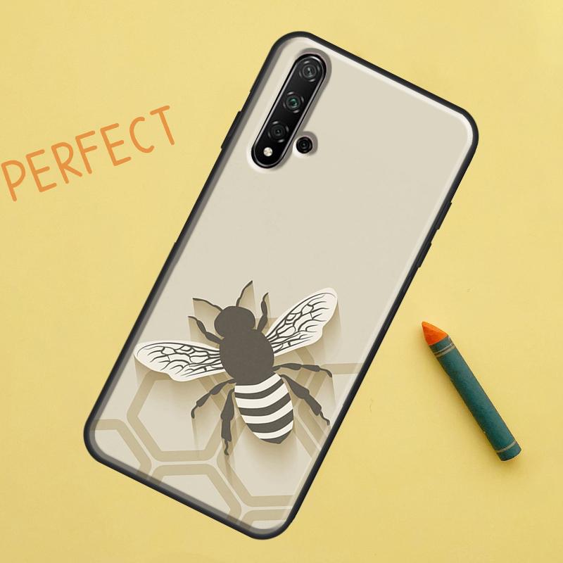 Bee Honey For Huawei Nova 8i 12i 11i 12s Y73 Y72 Y61 Y91 Y90 Y70 Y60 9 10 SE P30 P40 Lite P60 Pro Case