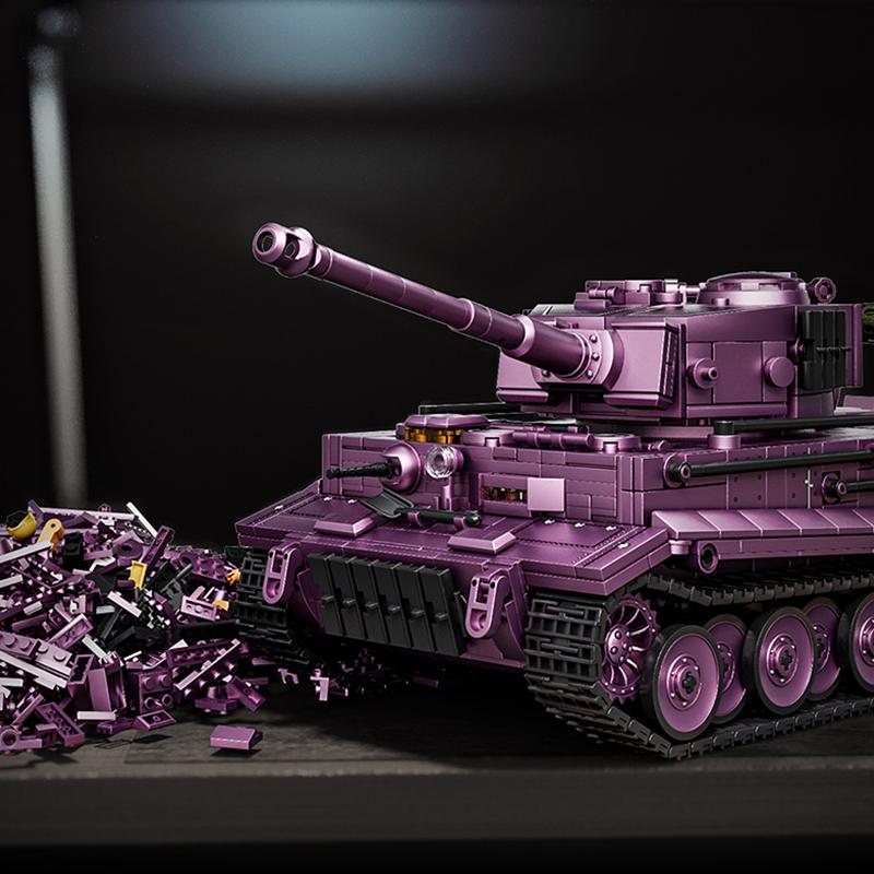 Non-Toxic New Classic Heavy Tank Kv-2 Bricks Moc Set Ww2 Is-2 Panzer Building Blocks Model War Military Cars Children Toys Adult Children Gifts