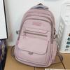 Children Elementary School Students  Female Junior High School Students  Solid Color Male Backpacks  High School Students  Large Capacity Backpacks