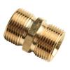 Brass Male To Male Pressure Washer Hose Adapter M22 Connector for Connecting New Types of High Pressure Washers
