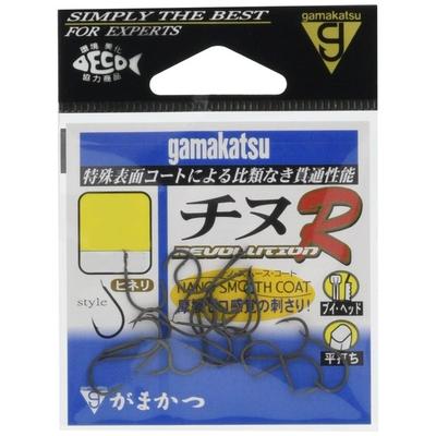 Gamakatsu Single Hook Chinu R No. 3 19pcs Silver No. 3 (19pcs)