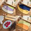 Silicone Diatom Mud Bathroom Absorbent Non Slip Rug With Cartoon Pattern For Home Use