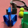 Supporto per Fotocamera da Tennis Doppia Prospettiva Supporto per Telefono e Action Cam con Clip Supporto per Rete da Tennis Stampato 3D per Registrazione Partite