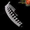 Brautschmuck Kristall Diamant Krone Stirnband Hochzeit Kopfschmuck Accessoires