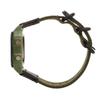Digital Sport Watch Canvas Strap Luminous Waterproof Retro Sport Watch for Outdoor Sports Green