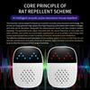 Ultrasonic Pest Repeller Ultra-High Frequency Pulse Waves Ultra-Large Effective Area US Plug Insect Rodent Repeller Mouse Control Device