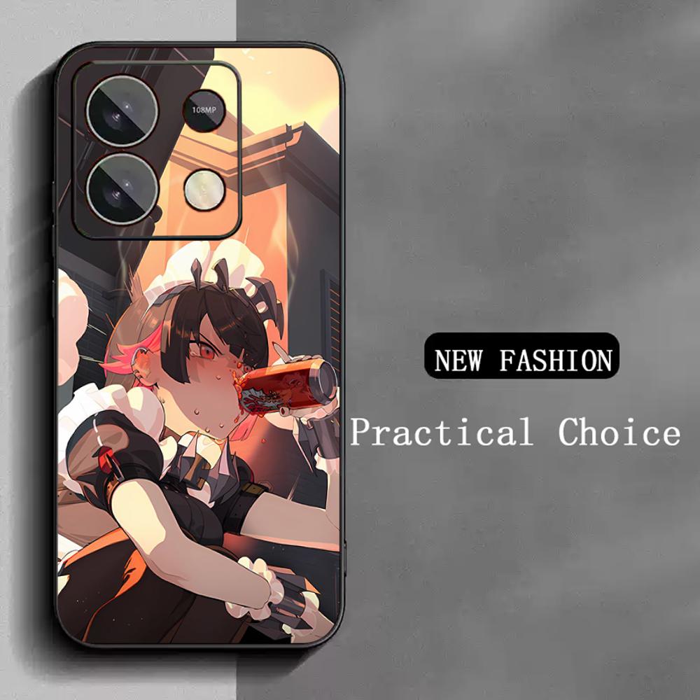 Ellen joe cute game girl design poster Phone Case For Redmi Note 14 13 12 11 Pro Plus S 5G 14C A3 Soft Black Phone Cover