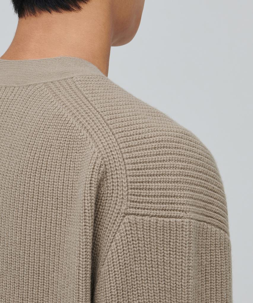 Musinsa Standard Lambswool Oversized Cardigan [Beige]