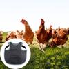 Pack of 2 Waterproof Poultry Garments Durable Cloth for Hens External Defense and Convenience