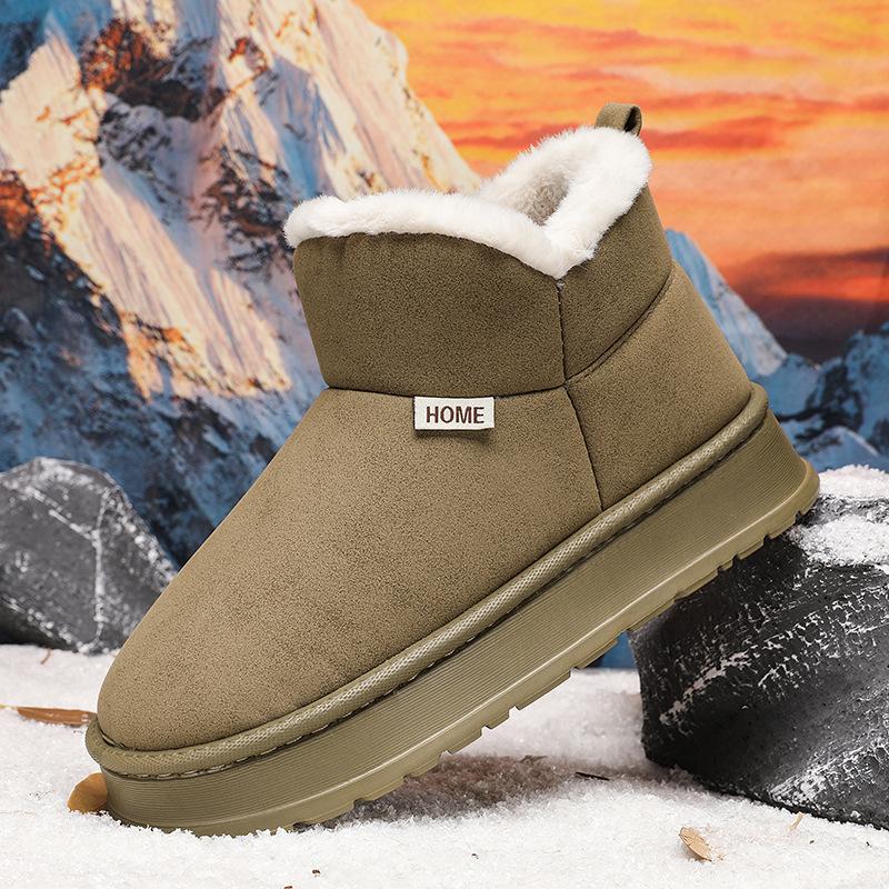 

2024 зима новые модные мужские хлопковые туфли, осенне-зимние бархатные теплые парные сноубутсы 39