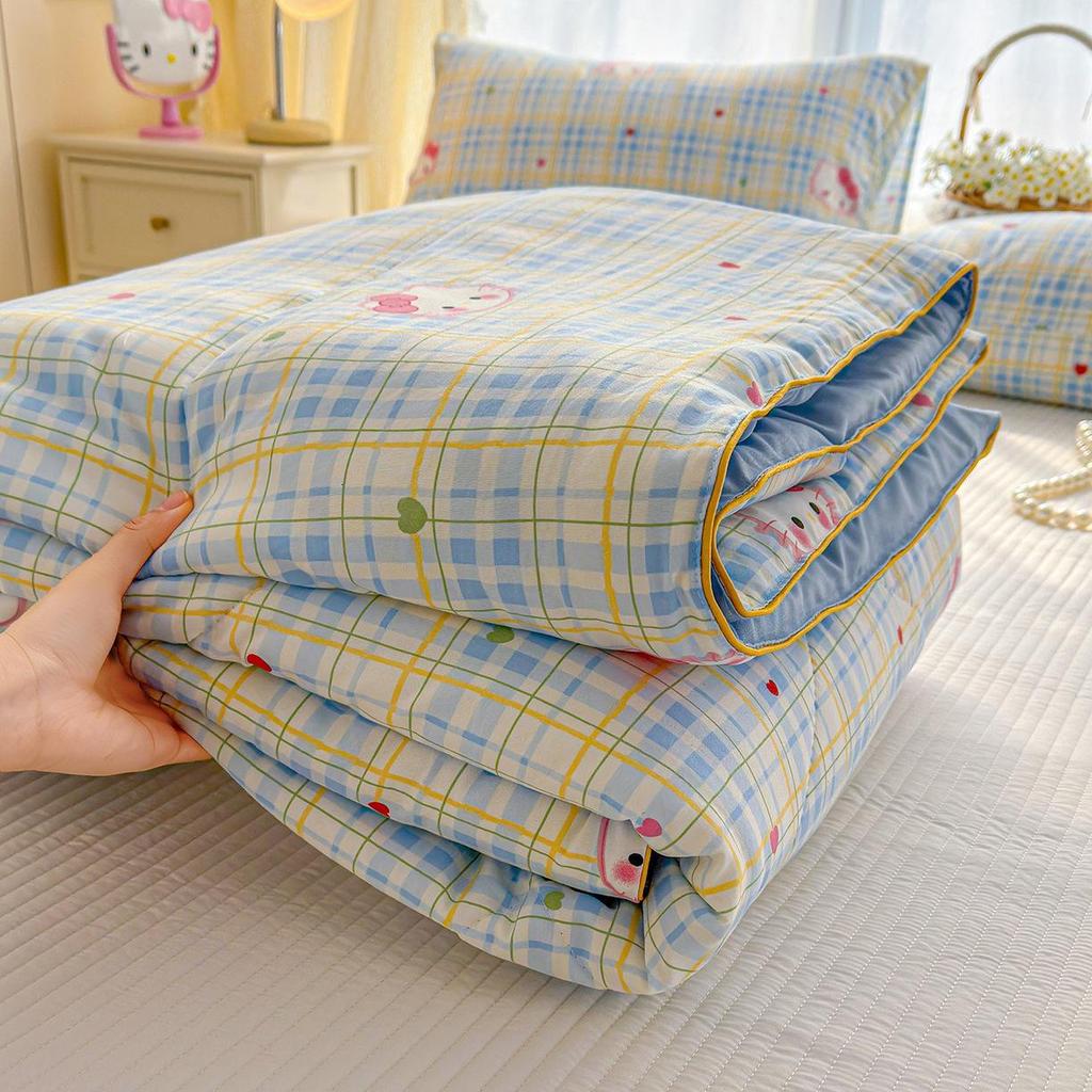 Company Summer Double Layer Gauze Quilt - Class A Washed Cotton for Dorms & Air-Conditioning