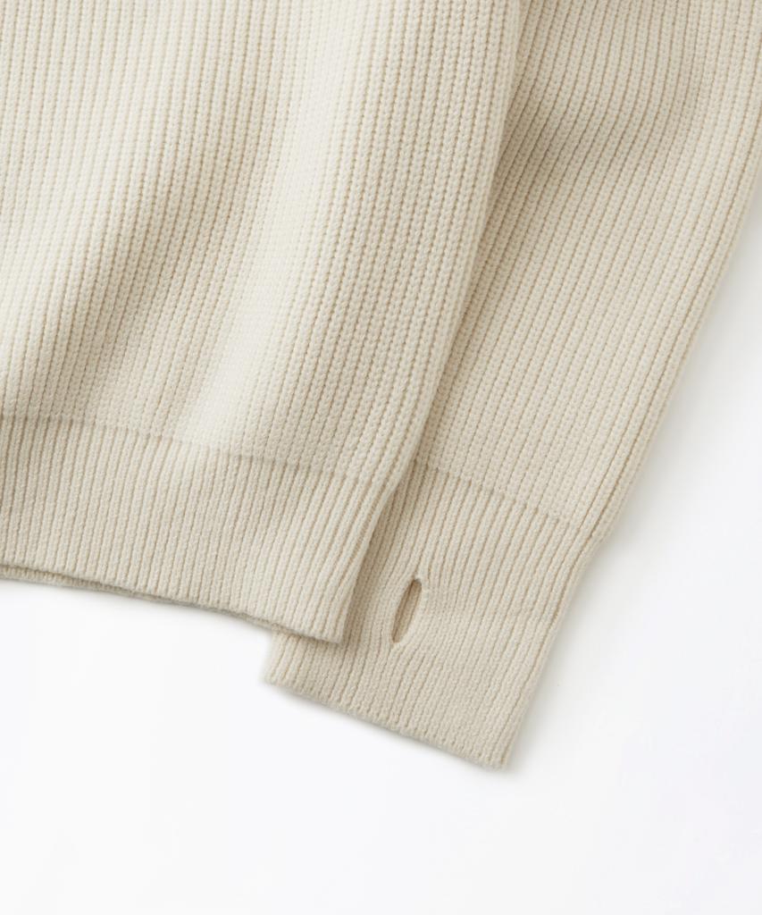 OUTSTANDING Raglan Crew Neck Knit_Ivory