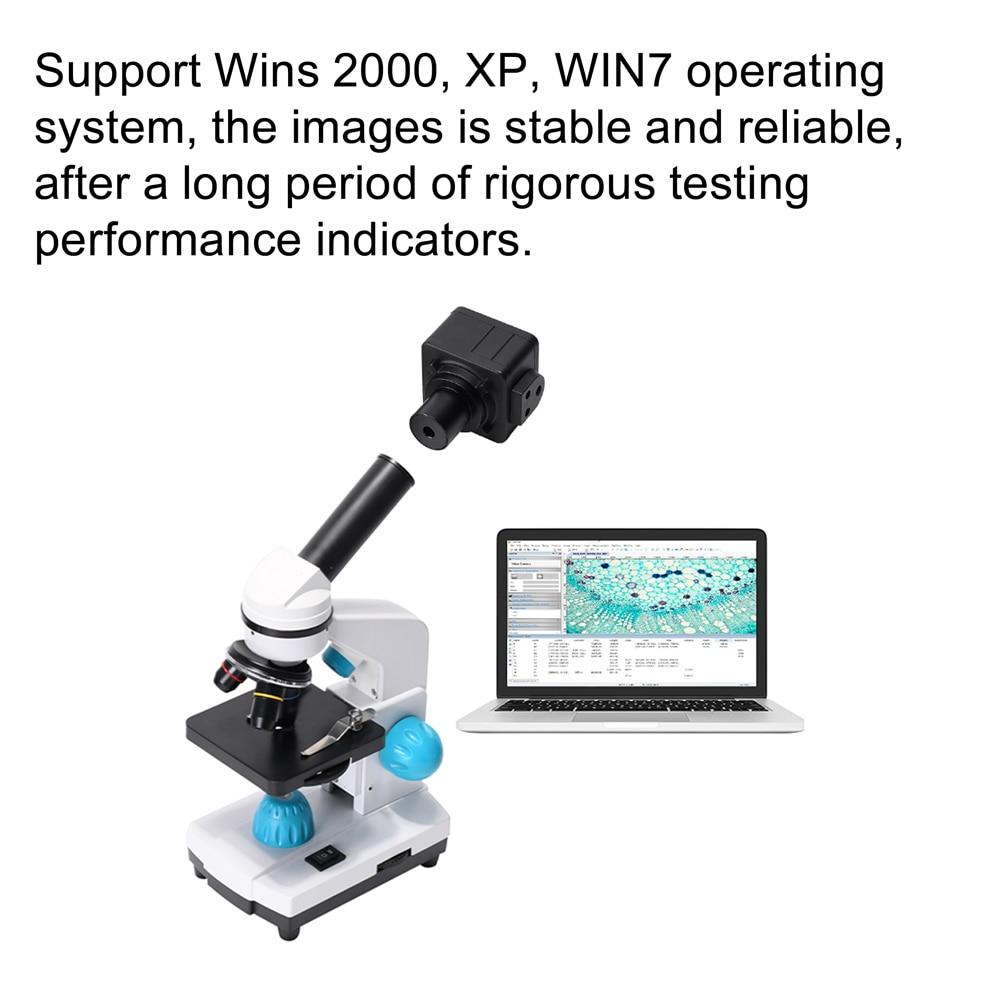 5MP Cmos Microscope USB Camera, Digital Electronic Eyepiece, Free Drive, High Resolution Microscope, High Speed Industrial Camera