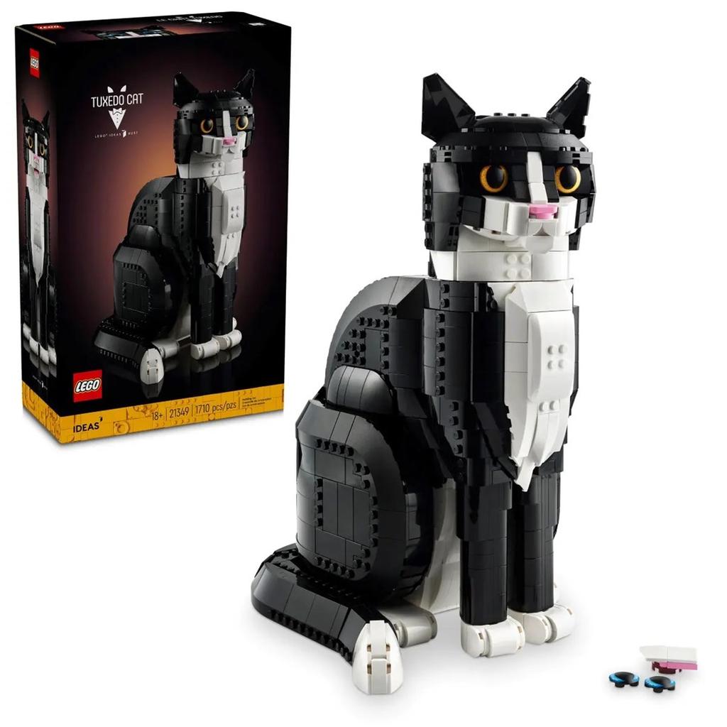 Lego Ideas 21349 - czarno-biały kot