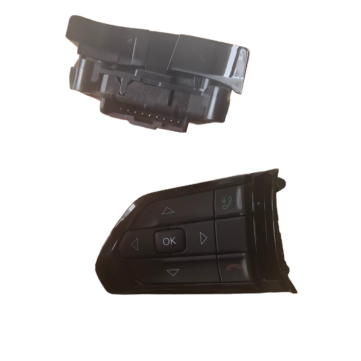 Car steering wheel buttons Bluetooth volume music mode switch cruise adjustment switch for Jeep Compass Cherokee Commander Left