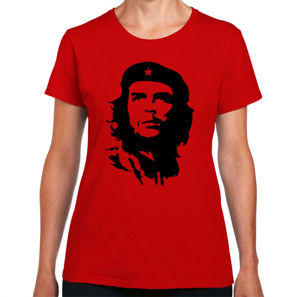 Che Guevara Cult Icon Revolution Stencil Liking Lady Ladies Girlie T-Shirt