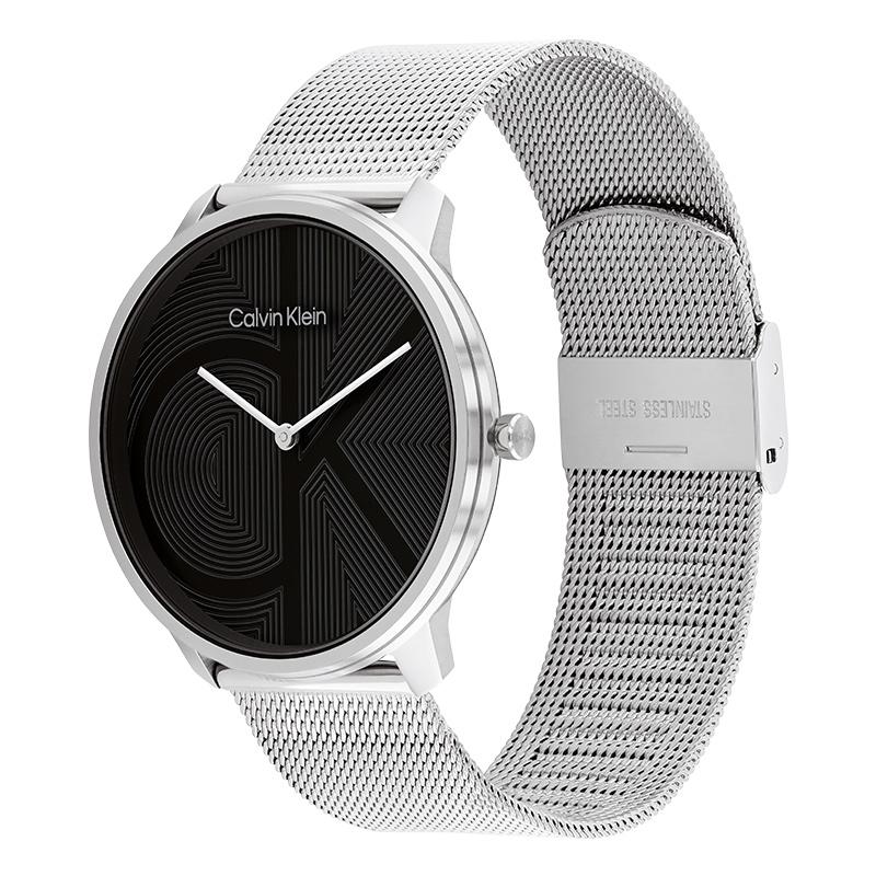 Calvin Klein Quarz Uhr 40mm Schwarzes Zifferblatt 30M Wasserdicht Unisex Uhren 25300012