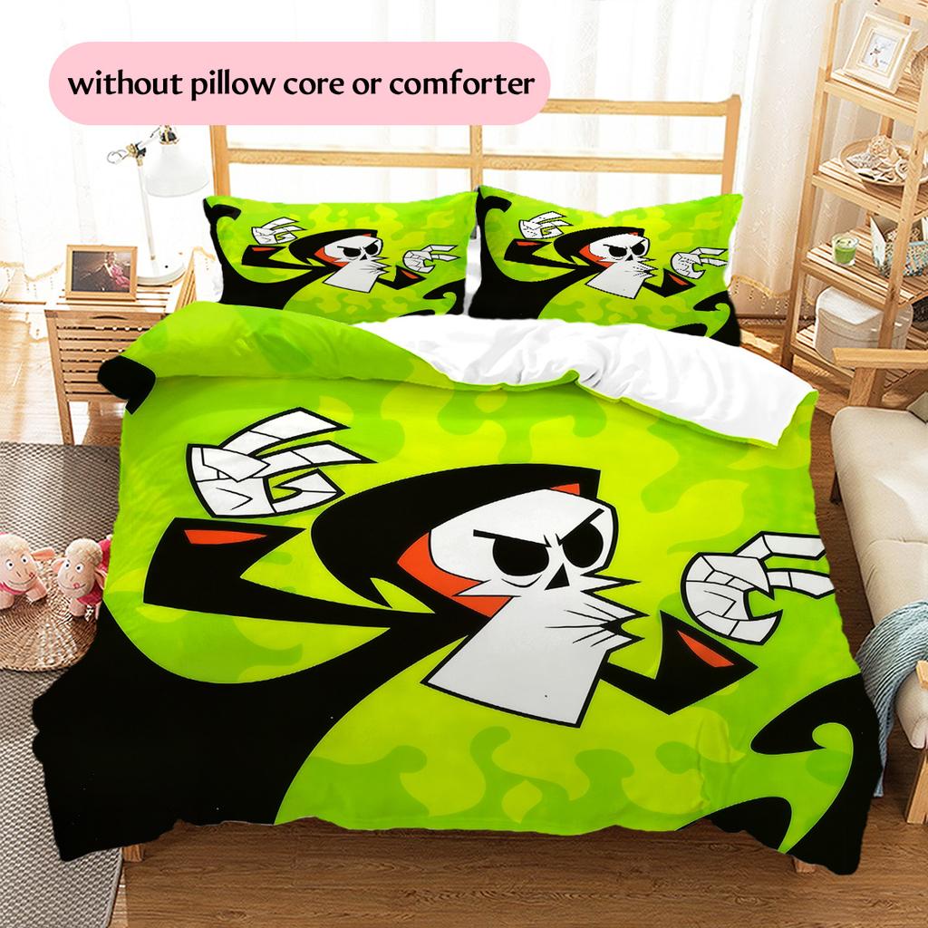Cool Crew Pattern Bedding Quilt Set Home Decoration Gift (1 * duvet cover + 2 * pillowcase without core)