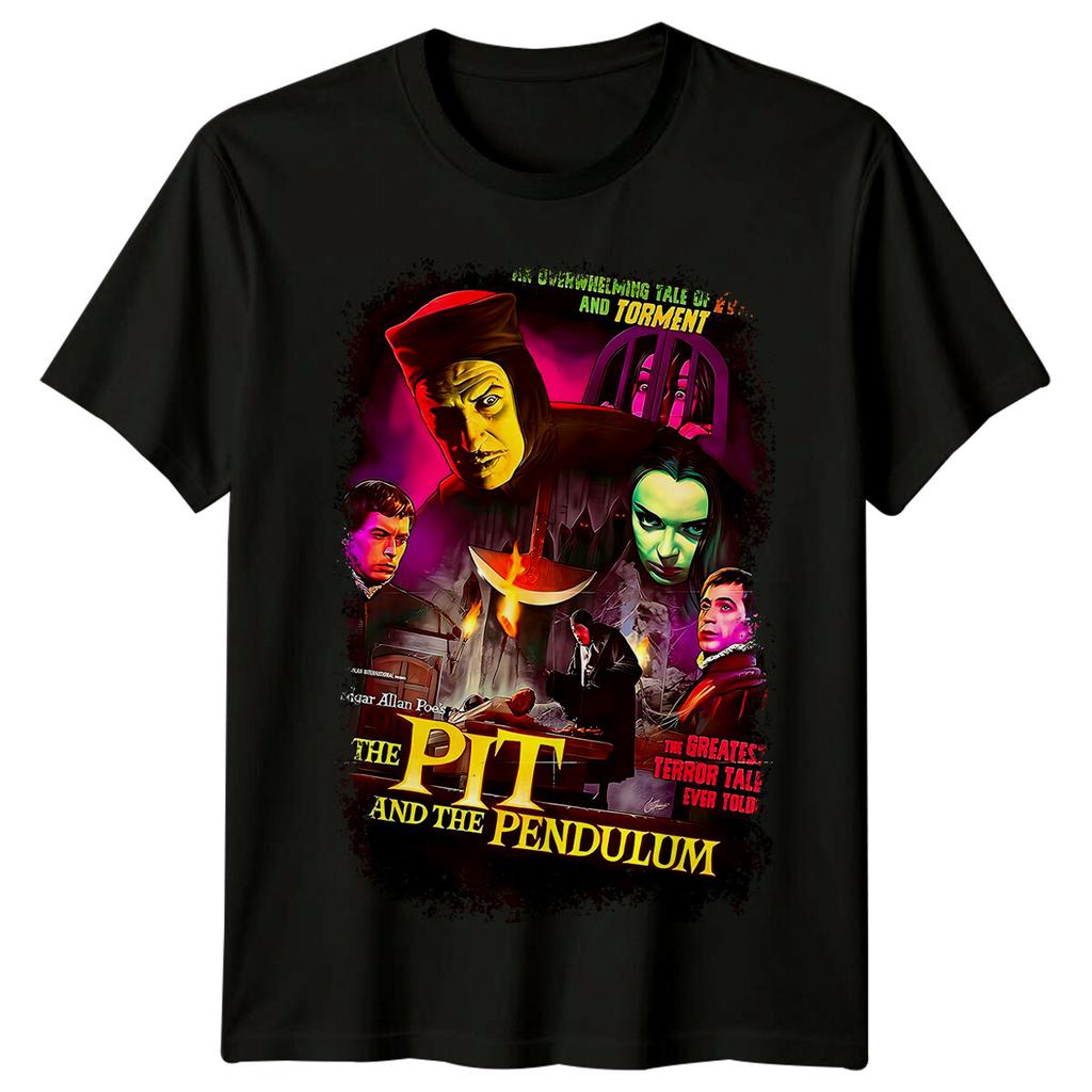 The Pit and the Pendulum (1961) Movie Poster Inspired T-Shirt Retro 80s Tee