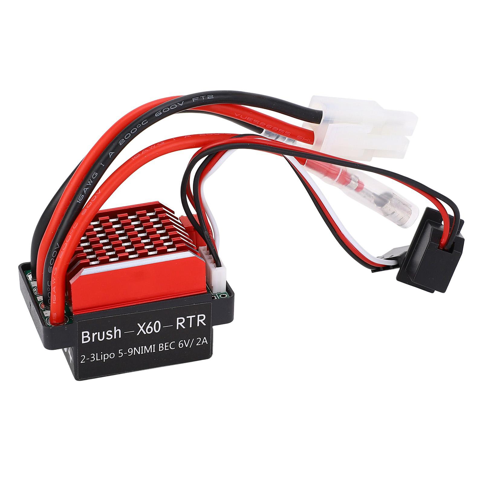

ESC 320A Bidirectional Good Heat Dissipation with Brake Brushed ESC for Tamiya Head for 110 RC