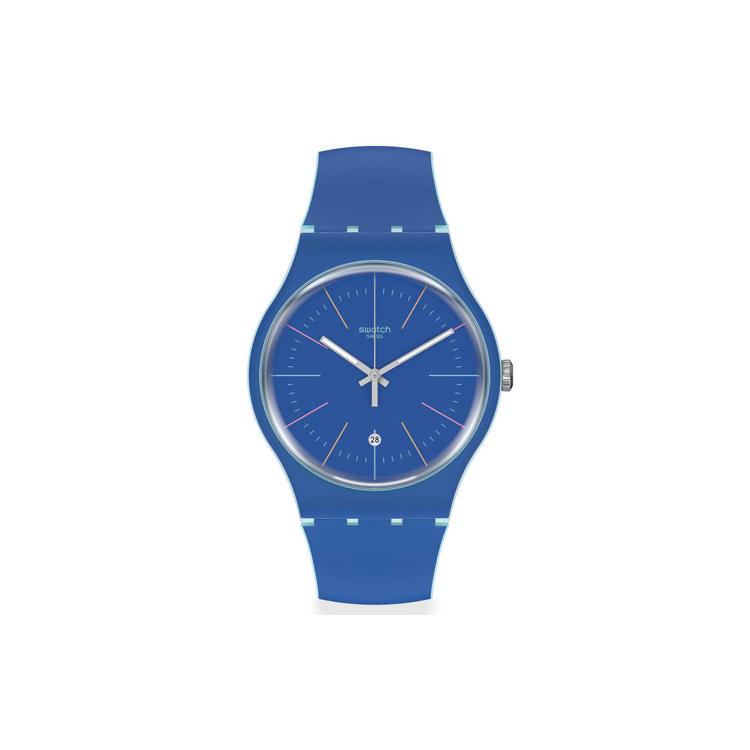 SWATCH Unisex 47.4mm Blue Watch SUOS403 SUOS403 Blue