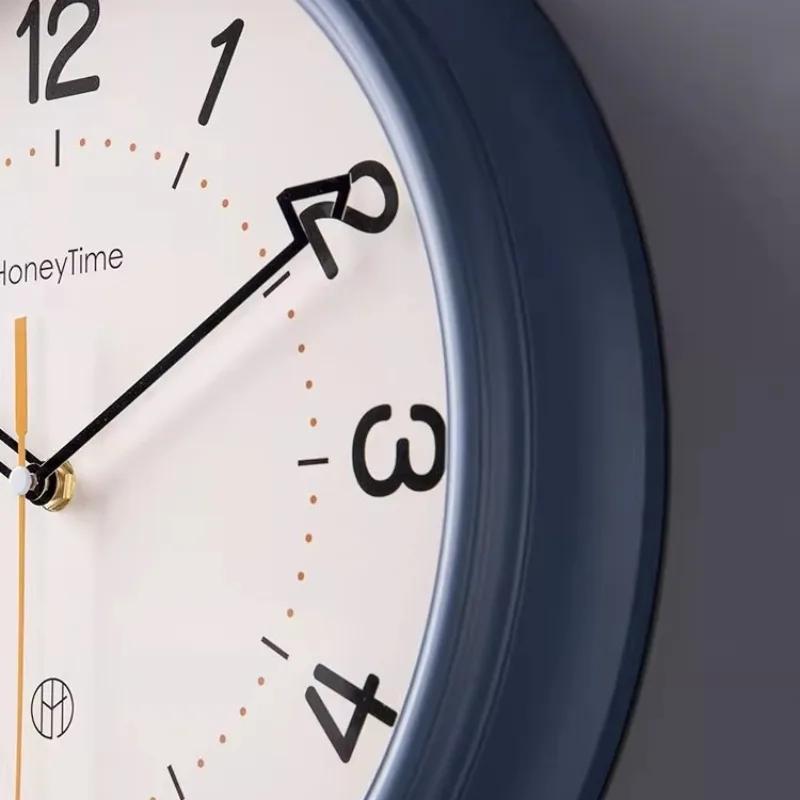 Digital Silent Wall Clocks Round Nordic Minimalist Aesthetic Luxury Clock Quartz Clocks Wall Elegant Stylish Large Unique Watches Home Decoration