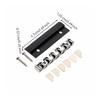 Guitar Nut Assembly Replacement with Shims Metal for Luthier