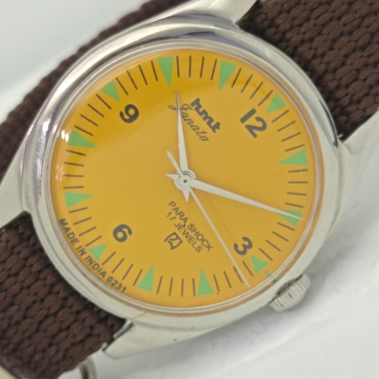 

Б/У HMT JANATA индийские мужские механические часы a412698-1 Sku007-a412698