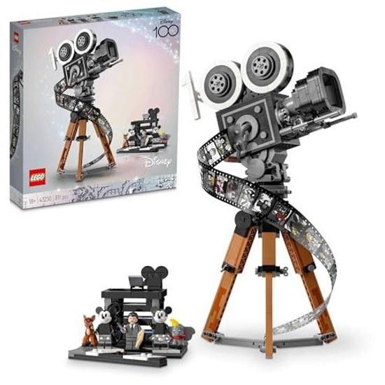LEGO Disney 100 Walt Tribute Camera Birthday Gift 43230 Toy Block Christmas Present Fantasy Girl Adult