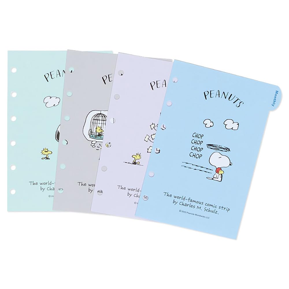 2024 Edition Sanrio Snoopy System Planner Refill Set 704385