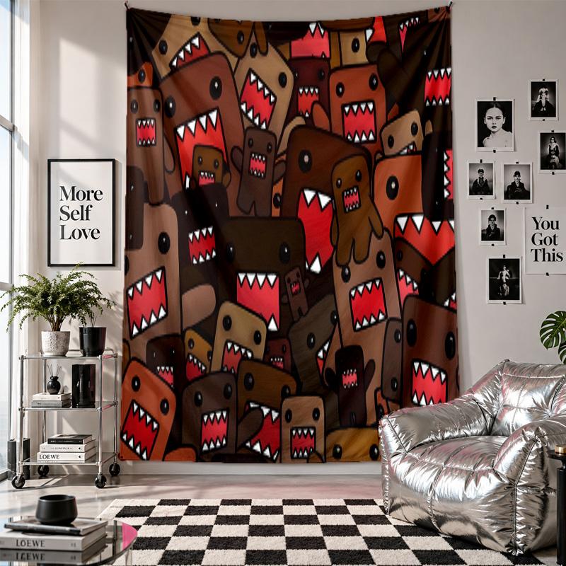Wall TapestryDomo Art Hanging Cloth Decorative Background Cover for Room Decoration