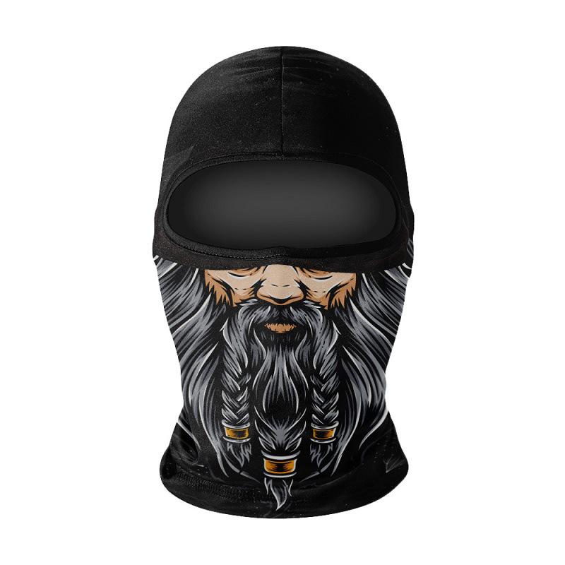 Unisex Ice Silk Breathable Motorcycle Face Mask for Summer Riding & Sun Protection