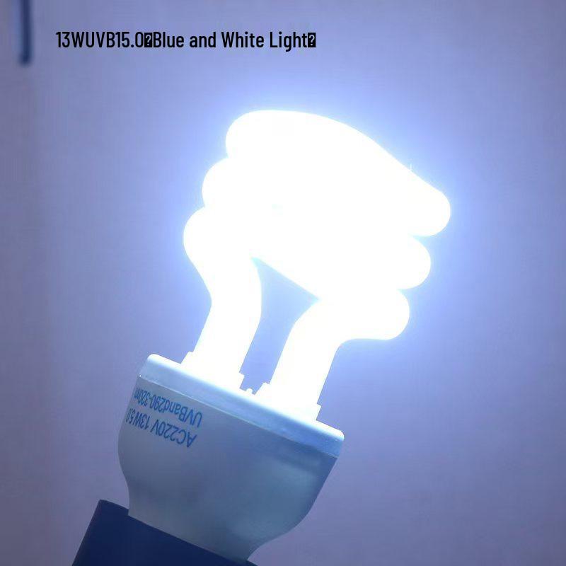 UVB Reptile Basking Lamp for Lizards, Turtles & Plants - 5.0/10.0 Calcium Supplement Ultraviolet Light