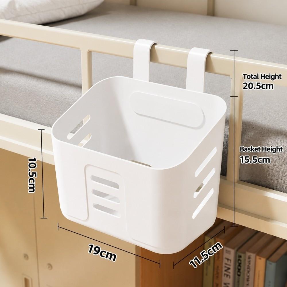 Hollow Vented Kitchen Storage Basket Wall Mounted Bedside Organizer New Hanging Basket Bathroom