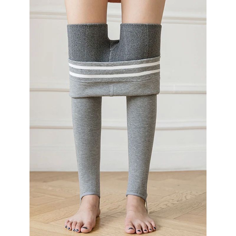 Warm Leggings One-Piece Woman Yoga High Waist Warm Slim Fit Leggings One-Piece Trousers Female