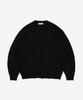 Seutaendeuobeo Crop Round Neck Knit [Black]