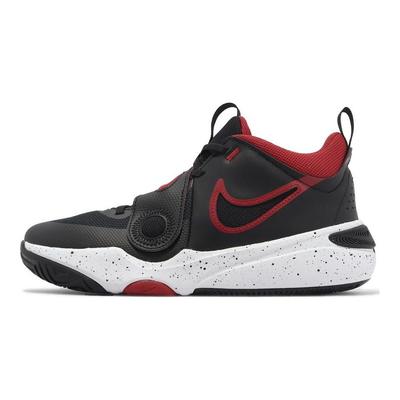 Team Hustle D11 GS Bred Παιδικά Αθλητικά Παπούτσια Μαύρο Πανεπιστημιακό-Κόκκινο Λευκό DV8996-003