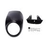 Headlight Fairing Cover Replacement for XL883 XL1200 Dyna Glossy Black ABS Plastic Motorcycle Headlight Grill Fairing