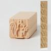 1Pc Hand Carved Wooden Stamps Emboss Art DIY Clay Printing Pottery Tools Fish Bone / Squirrel / Flower / Deer / Star