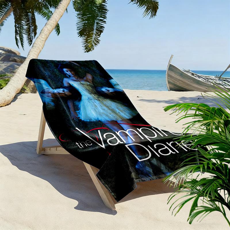 Supernatural Love Mystery Beach Towel Beach Soft Outdoor Pool Towel Seaside Swim Printing Comfort Beach Beach Towel