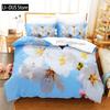 Flower Plants Bedding Set Pink Rose Duvet Cover Set 3d Bedding Digital Printing Queen Size Bedding Set Fashion Design