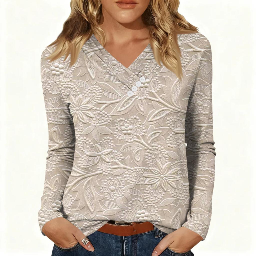 Womens Sweaters V-neck Long Sleeve Shirts Fall Outfits  Fashion Winter Clothing Side Slit