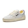 Nuove Scarpe da Skateboard Unisex Anta Owen Hélà TRIBE Ammortizzate, Resistenti all'Usura, a Collo Basso Bianco Grigio Viola 112531805SF-2