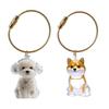 Pet Hair Collector Keepsakes Keychain Box For Dog Cats And Small Animals Furs Storage Container With Easy To Open Design