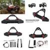 Para-choque Dianteiro de Liga Usinado CNC Preto com Manilha e Luz LED para Traxxas Trx-4 Axial Scx10 Ii Jeep