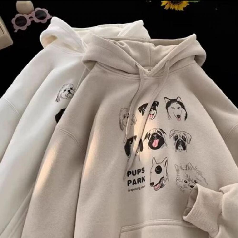 Navava Unisex Fleece Printed Long Sleeve Hoodie Nt2080