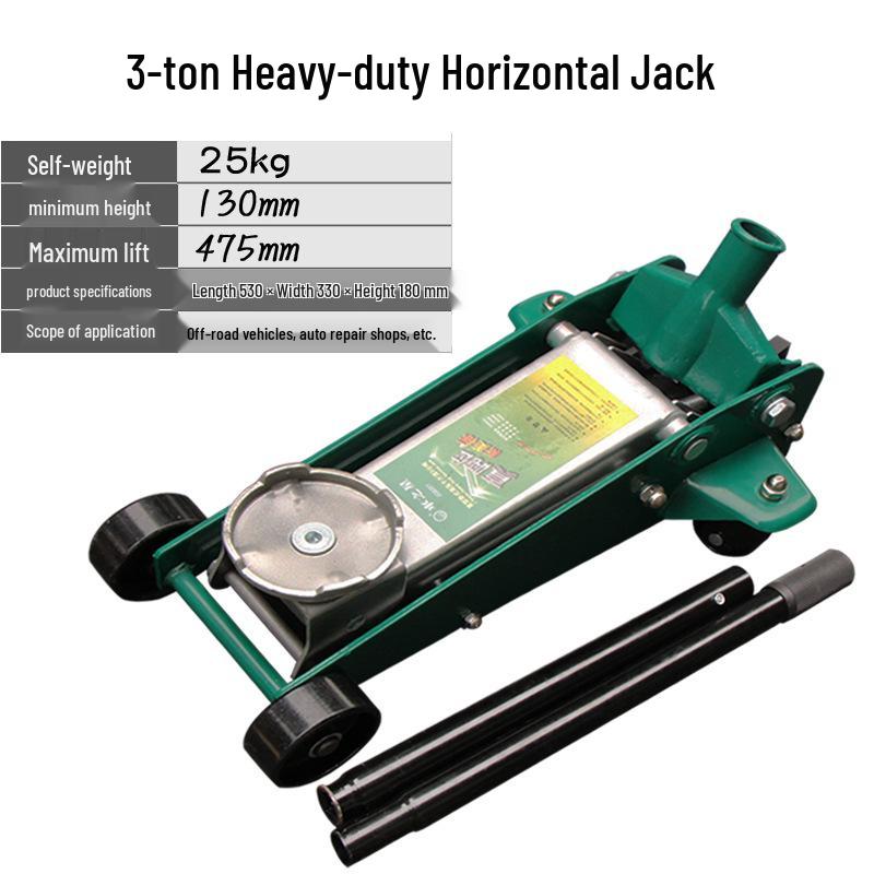 2.5 Ton Heavy Duty Horizontal Hydraulic Jack for SUVs, Off-road & Small Cars